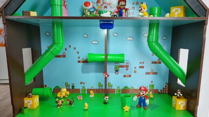 DIY Mario Toys How One Mum Created a Mario Themed House for