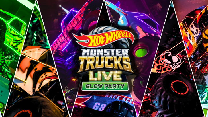 monster truck glow party