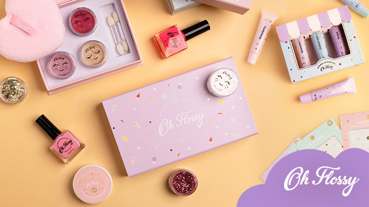 Oh Flossy makes gorgeous natural makeup designed especially for kids.