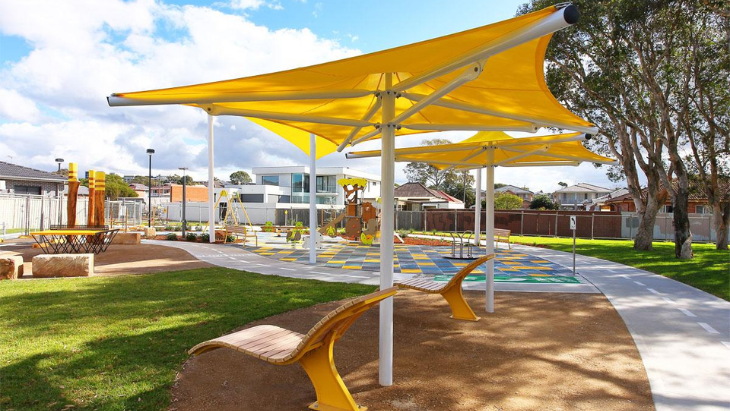 Phillips Park shade sails