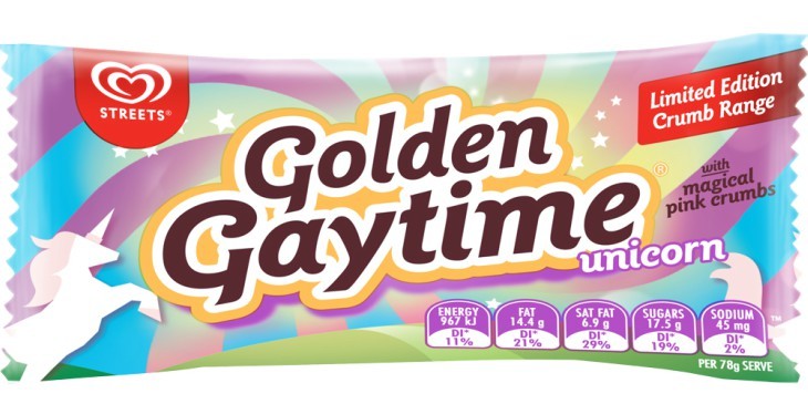 Golden Gaytime Unicorn.