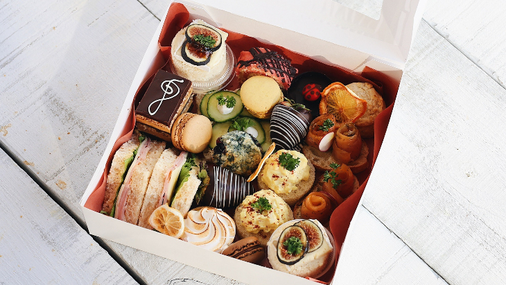High tea delivery
