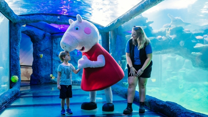 Peppa Pig Goes To The Aquarium!